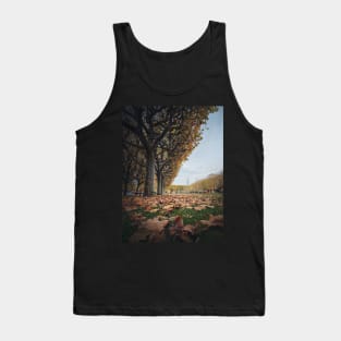 Beautiful day in the autumn park Tank Top